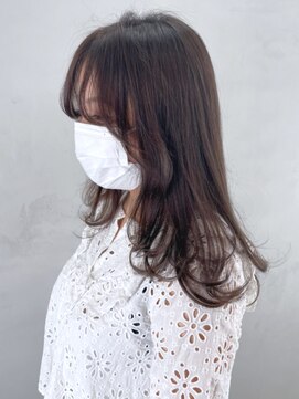 アルバム 銀座(ALBUM GINZA) ブラウン_くびれミディイヤリングカラー_ba33231