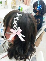 ヘアーメイク ティアラ(Hair make Tiara) リボン双子ヘア☆+゜