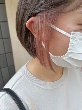 アウル(OWL) ボブ×ピンクベージュ　【OWL六甲】