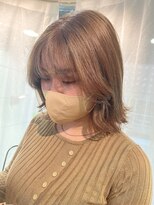 ヘアーアンドメイク ビス(HAIR&MAKE bis) 柔らかミルクティーベージュ♪【多田 華歌】