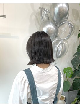 ソソ(soso) 【箕面 石橋 桜井】soso切りっぱなしボブ×グレージュカラー