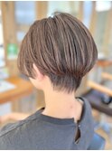 カット大人可愛い立体感ハイライトまるみシルエットナチュラル