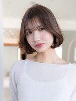 イオ 本厚木(io)&nbsp;20代30代大人かわいい切りっぱなしボブ似合わせカット小顔