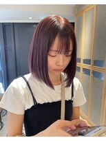 ガリカ 渋谷(Gallica)&nbsp;【mami】ブリーチなし/ラベンダーグレーxボブスタイル