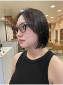 ボブ×オリーブグレー