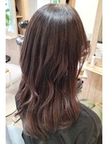 ヘアサロン アンフェール(Hair Salon Amfaire) 小林/やわらか縮毛矯正ミディアムレイヤー