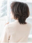 ★くせ毛風カール抜け感ウルフヘルシースタイル20代30代40代★10