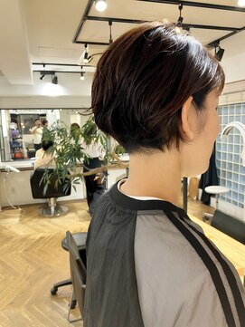 ファイブシーン アオヤマ(5SCENE AOYAMA) ショートパーマショートカット前髪あり前髪なし20代30代40代