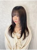 ストレート小顔レイヤー