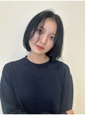 韓国ヘア/韓国ボブ/ダークカラー/顔まわりカット/髪質改善/U24