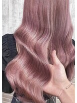 ロウル 渋谷(LOWRL)&nbsp;ピンクロング/ブリーチ/エクステ