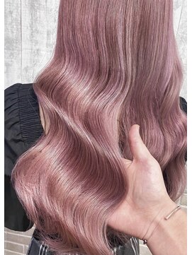 ロウル 渋谷(LOWRL) ピンクロング/ブリーチ/エクステ