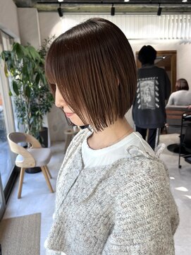 クム 横浜(qumu) 【qumu横浜】ボブ×顎下1センチのボブ