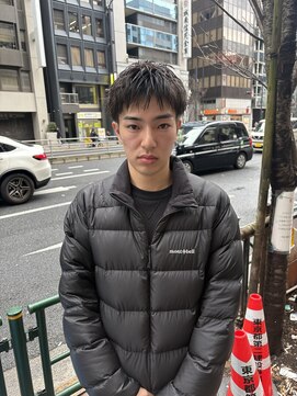 シャルム(charme) 前髪下ろしのメンズショートスタイル