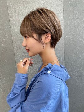 ロンドロゼ 池袋(Lond rose) イメチェン外ハネボブ美髪ワイドバングレイヤーショート/池袋