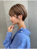 イメチェン外ハネボブ美髪ワイドバングレイヤーショート/池袋