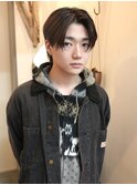 薬院 ベージュカラー ブラウンカラー センターパート