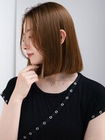 エインアンリー 表参道(AIN.ANLY.)&nbsp;☆くびれヘアプリコットオレンジハイライトカラーレイヤーカット