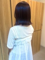 モーント(MOND)&nbsp;外ハネボブ＊暗めパープルカラー