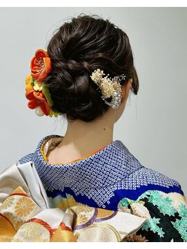 アルテヘアー(arte HAIR) 【arteHAIR】着物ヘアアレンジ