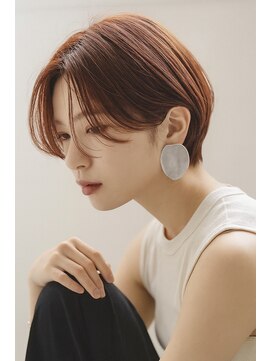 ハンサムショート/センターパート/大人ショート/表参道