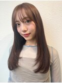 小顔/ロングレイヤー×髪質改善/縮毛矯正/艶髪/美髪p川口