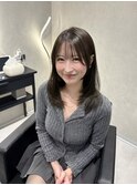 ミディアムレイヤー/大阪/梅田/茶屋町/マンツーマン/韓国/艶髪