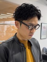ラヴィズムバイフィフス 長岡古正寺店 長岡駅(LUVISM by fifth)&nbsp;長岡シャドウパーマ緩めスパイラルパーマ波巻きパーマッシュ30代