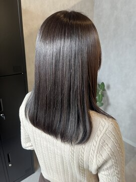 ニィー バイ ディコ(nii by Dico) 縮毛矯正　オリーブカラー　カット