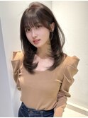 レイヤーカットロングレイヤーハイレイヤー顔周りレイヤーii