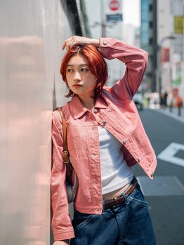 benji 和白店【ベンジー】【9月1日オープン（予定）】の写真/赤みを軽減し、透け感を引き出すカラー剤で、透明感ある外国人風スタイルが叶う◎[和白]
