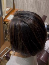 ムニ ミズホ ヘアー(muni Mizuho) 大人女性の白髪ぼかしハイライト