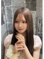 アース いわき店(HAIR&MAKE EARTH)&nbsp;ナチュラルブラウンの艶髪ロングストレート