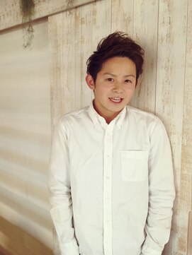 ラニカ ヘアーデザイン(Lanica hair design) 清潔感のある爽やかアップバングスタイル