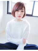 アンジュヘアー大人かわいいショートボブ