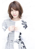 オーロ 緑地公園店(ORO)&nbsp;外ハネが可愛いひし形ショートスタイル