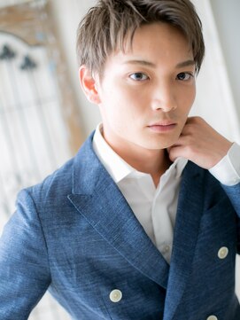 モッズヘア メン 南越谷南口店(mod's hair men) 外国人風カラーで！格上げサイドパートショートE