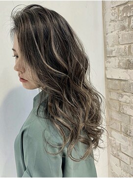 ボアップ 松山店(boappu) #バレイヤージュ#ダブルカラー