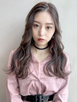 アイティーバイアルバム 八王子店(IT by ALBUM) ラフウェーブ_イヤリングカラーラベンダーカラー_28331