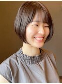 誰からも愛されるふわっとショートボブ☆/ニュアンスカラー
