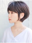 ゆとりのある大人ショートボブ