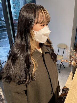 シェノン 奈良橿原店(CHAINON) 地毛風カラー×くすみbeige