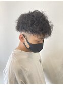 大人気波巻きツイストスパイラルパーマ