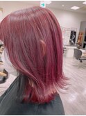 【札幌 デザインカラー バイオレット フレーミング 藤谷】