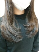 ガレリアエレガンテ 尾張旭店(GALLARIA Elegante)&nbsp;大人可愛いロングレイヤー×ワンカールヘア×暗髪