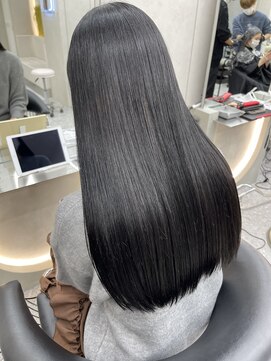 ロンド マーレ 天神大名店(Lond mare) 韓国ヘア　ロングヘア　レイヤーカット　前髪カット　くびれ巻き