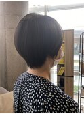 ショートヘア/黒髪スタイル/SAORI