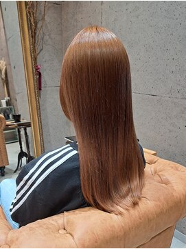 アンドヒア 淀屋橋店(and.here) 髪質改善　艶髪縮毛矯正