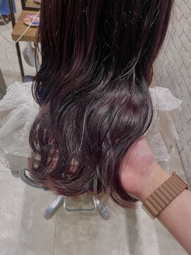 フェリア 渋谷(Feria) 【Feria 渋谷】ブリーチなし×ピンクパープル "Tsuyuki"