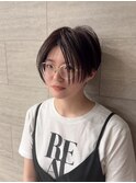 ショート×ダークブラウン